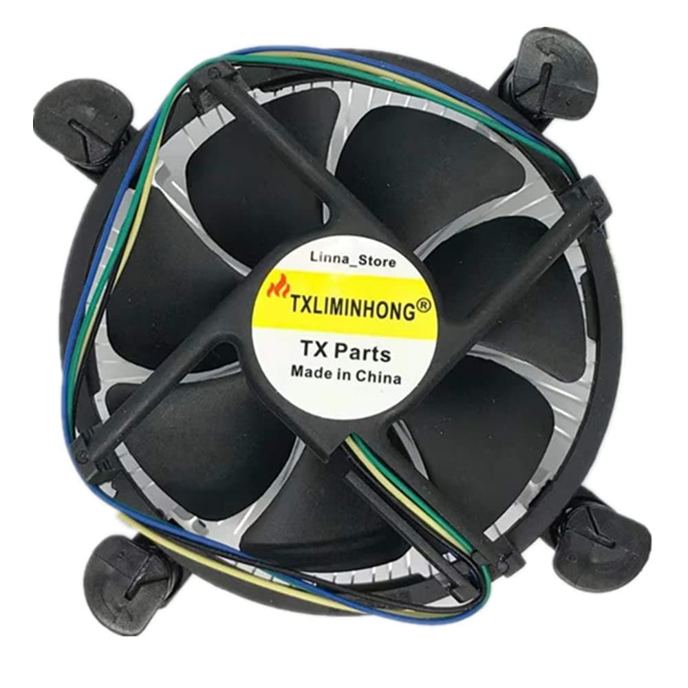 heatsink and CPU Fan for Intel i3/i5/i7 lga 115x 1150 1151 1155 1156 Series E97379-003 D34223–001 D75716 D95263 E18764 E33681–001 E97375 E97378–001 CNDP751K50 DTC-DAB16 4-PIN 3.5-Inch Fan