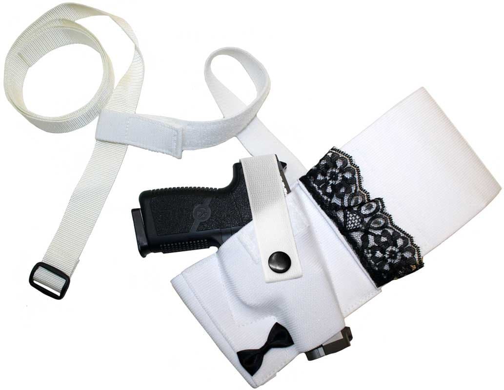 Active Pro Gear Lace Thigh Holster for Women. Concealed Carry, Adjustable Drop Leg Thigh Holster Fits Glock, Ruger, Sig Sauer, S&W, Springfield