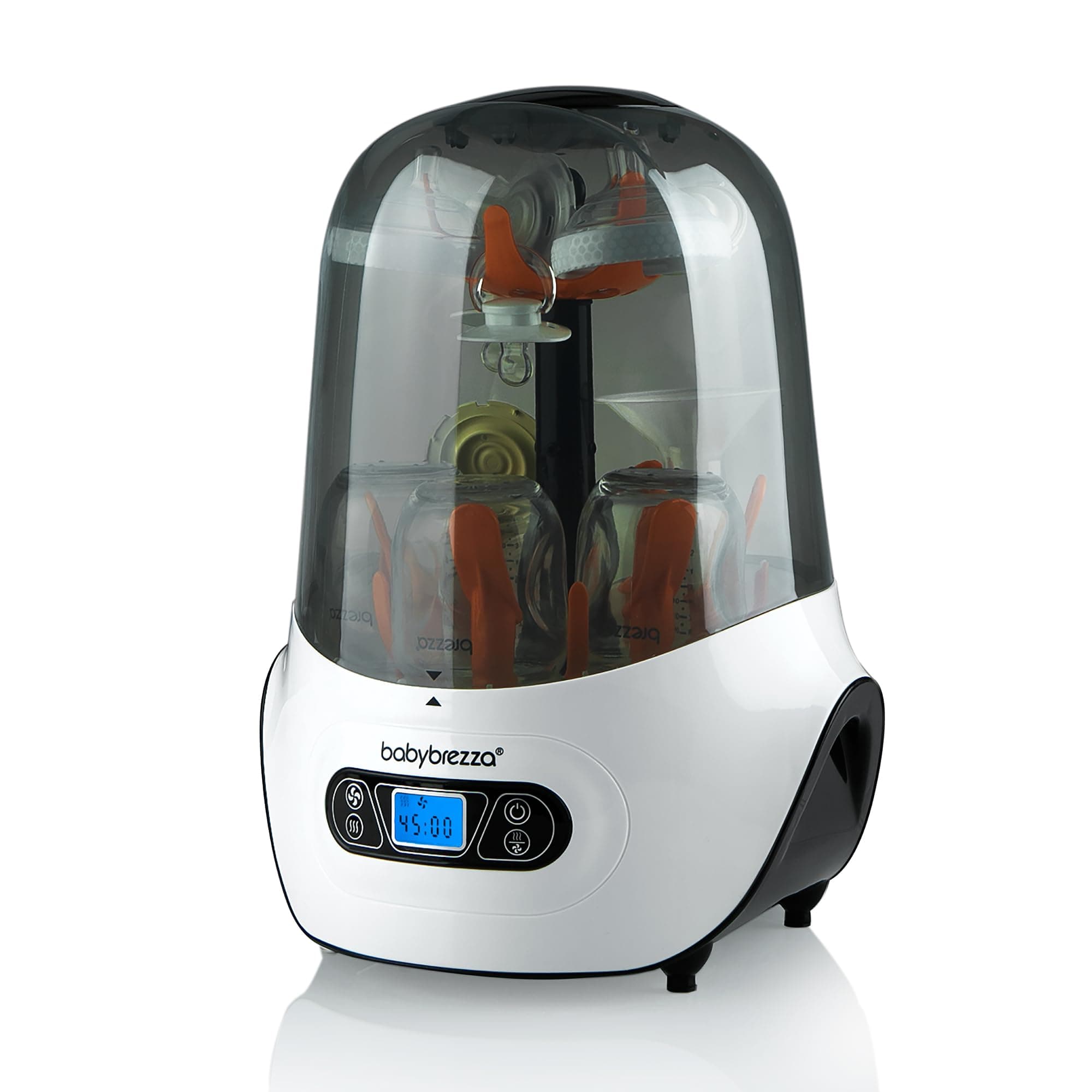Baby Brezza Baby Bottle Sterilizer and Dryer Machine – Electric Steam Sterilization - Universal Fit - Pacifiers, Glass, Plastic, and Newborn Feeding Bottles with Instruction Manual
