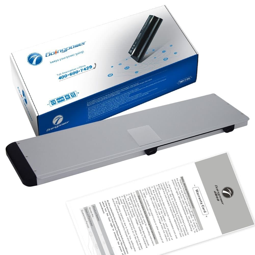 Goingpower Battery for Apple MacBook 13 Aluminum Unibody Series MB771/A MB771J/A - 18 Months Warranty [li-polymer 6-cell 4400mAh]