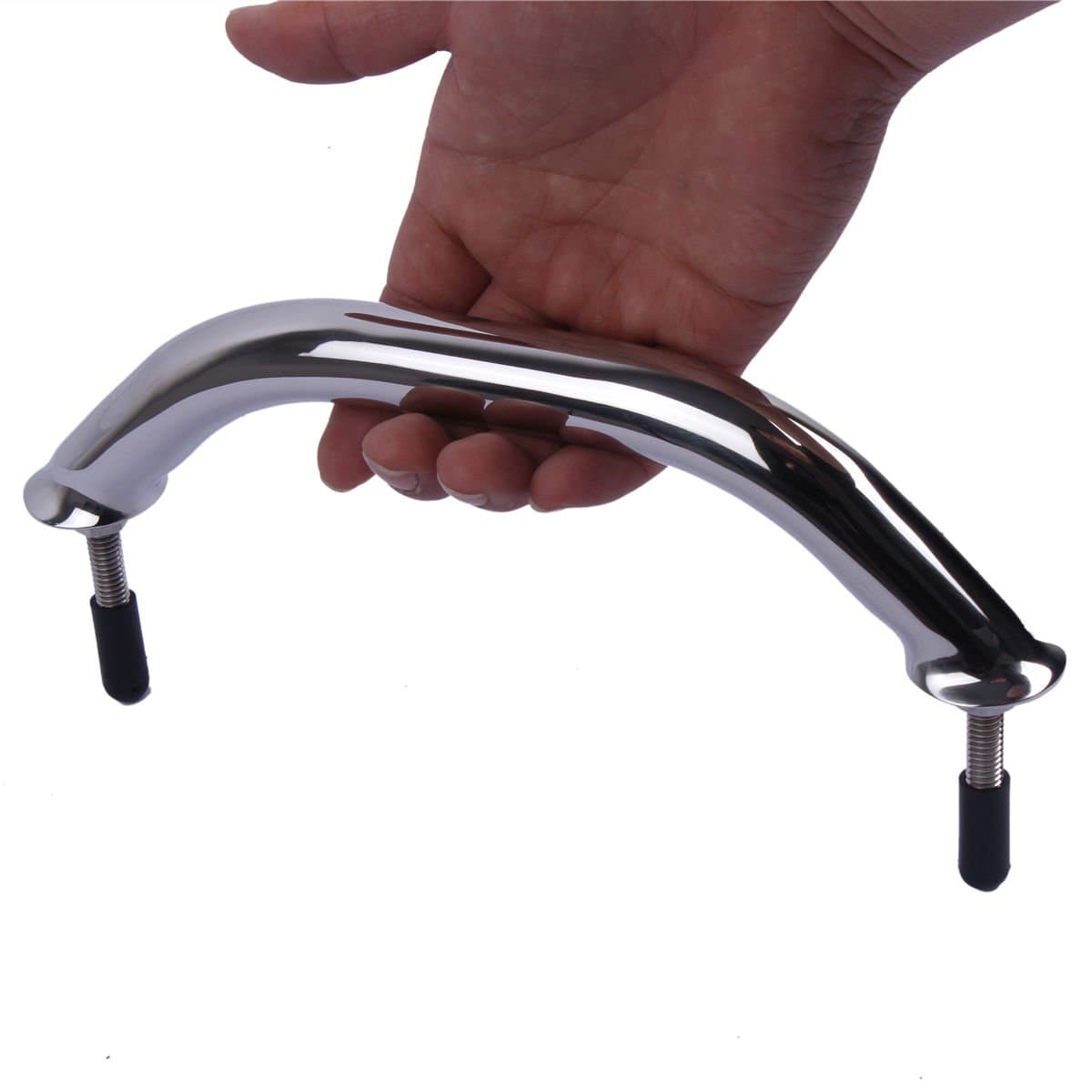 Hoffen 8" Handle Handrail 316 Stainless Steel Polished Grab Bar Hardware Multipurpose