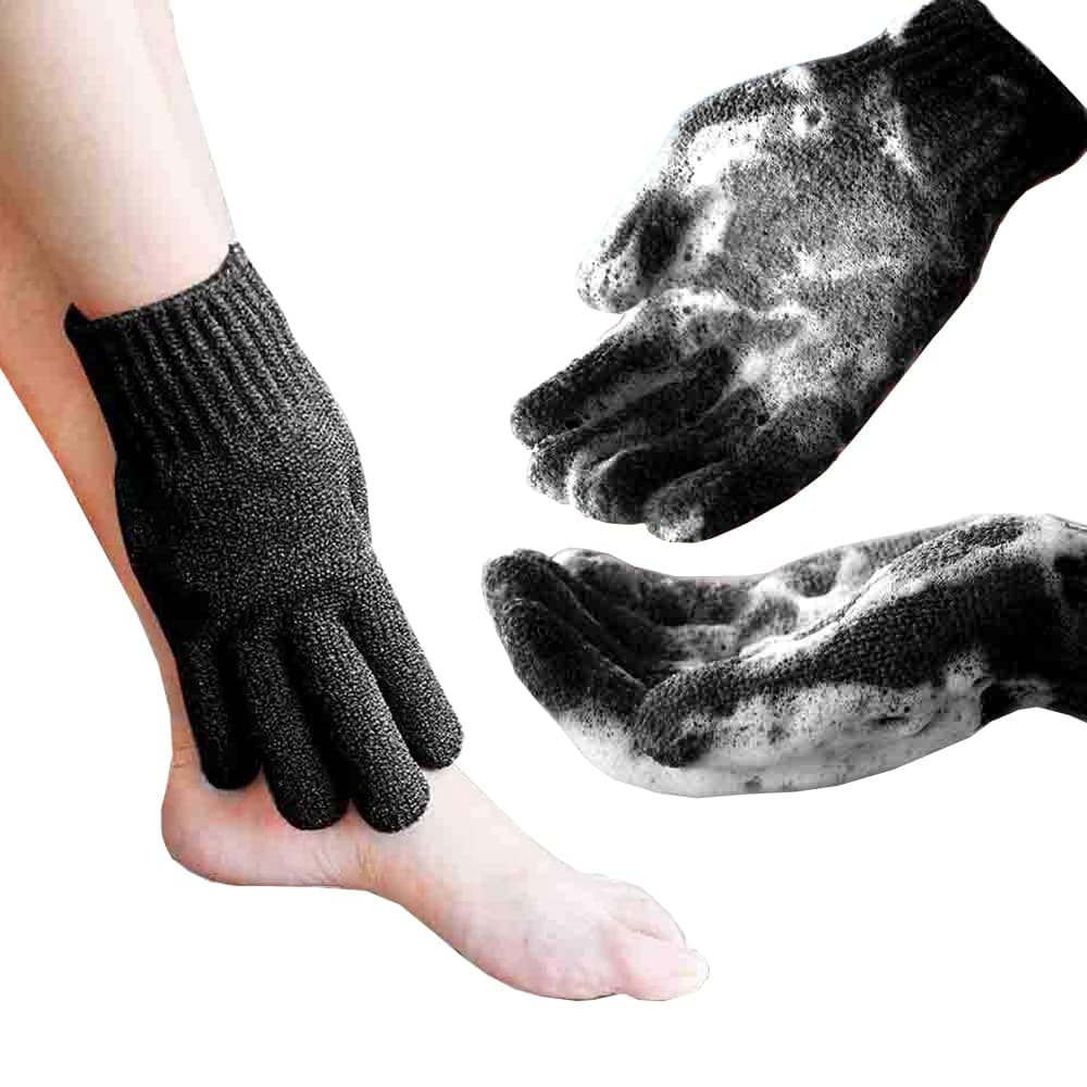 Shower gloves black