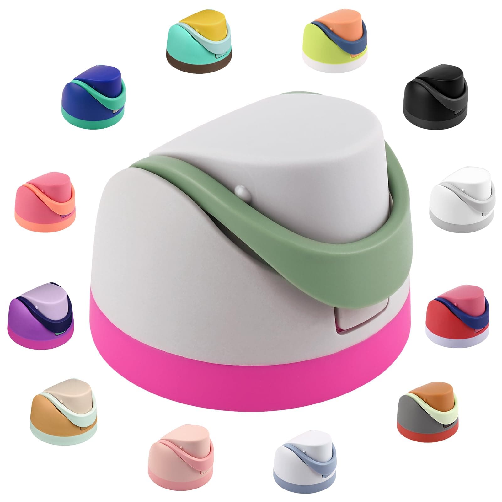 Moukiween Replacement Cap for Owala Freesip Bottle, One Button Water Bottle Top Lid Accessories Compatible with Owala Cup 16oz 24oz 32oz 40oz, BPA-Free, No Water Leakage, Light Grey