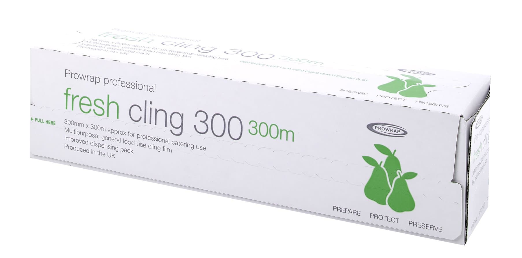 6 x Cling Film in Cutter Box 12" rolls 300mm x 300m