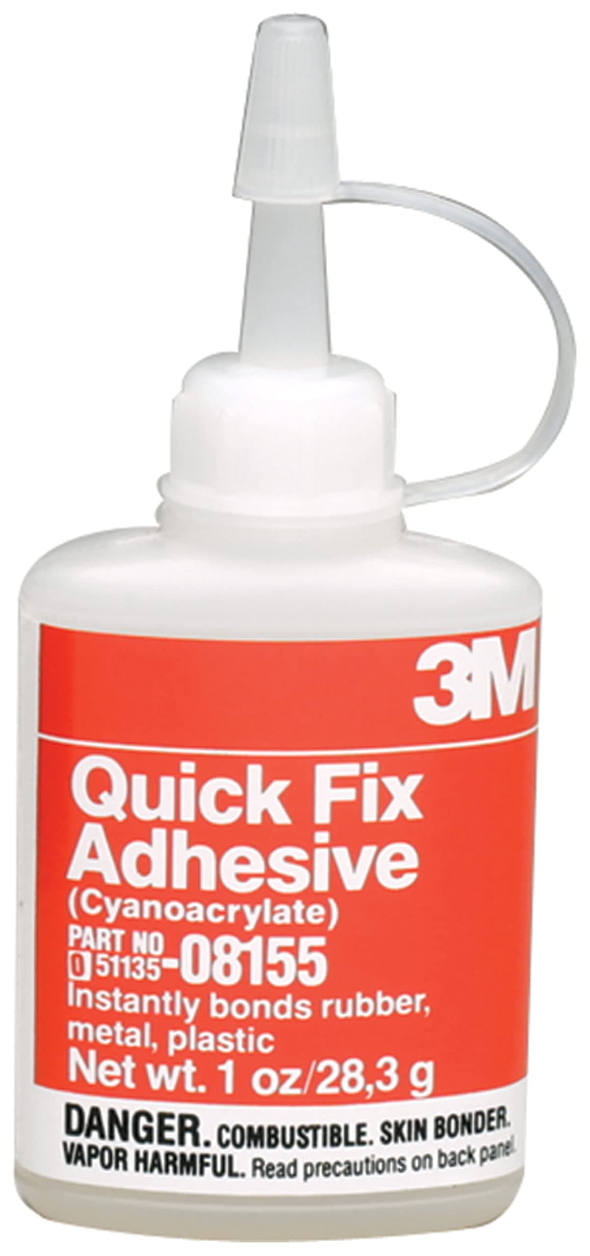 Quick Fix Adhesive, 08155, 1 oz Bottle