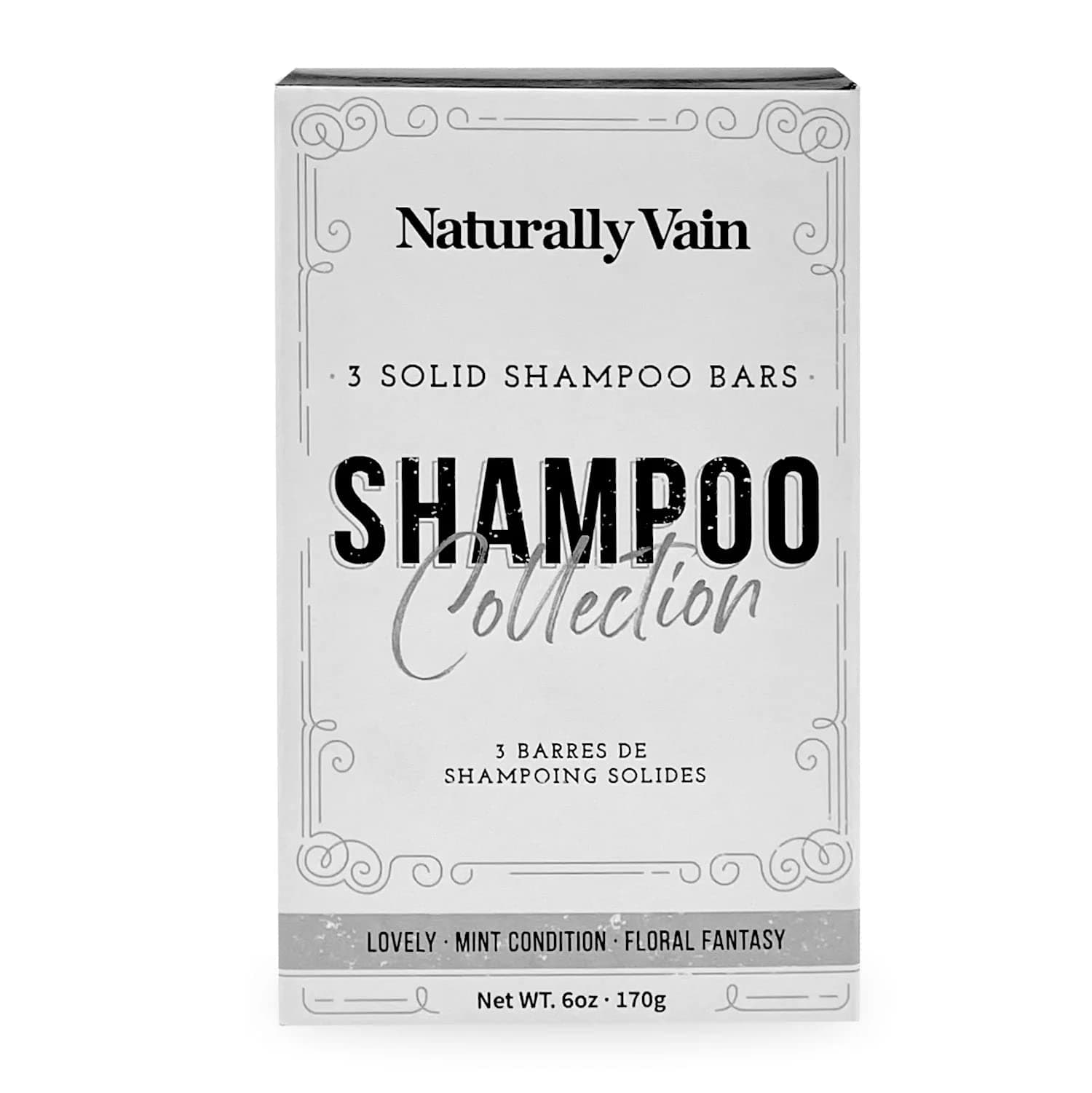 Naturally VainShampoo Collection, Hair Soap, All-Hair Types, Shine, Handmade, Natural, Essential Oils, Shea Butter, Vitamin E, Travel Soaps, Hair Gift Set, Assorted Scents, 3-Pack
