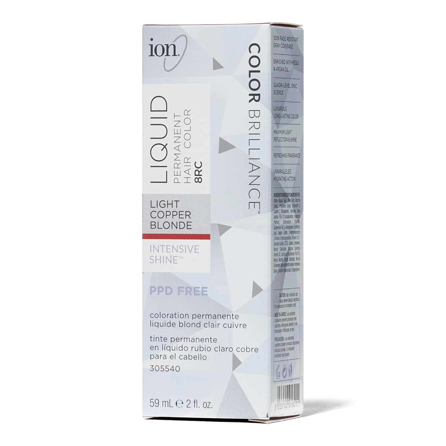 8RC Light Copper Blonde Permanent Liquid Hair Color