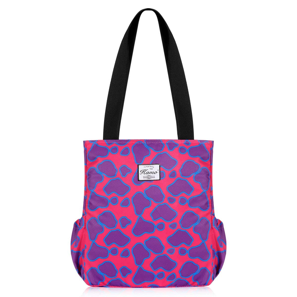 KAMO Floral Tote Bag - Waterproof Lightweight Handbags Travel Shoulder Bag for Hiking Yoga Gym Swimming Travel Beach