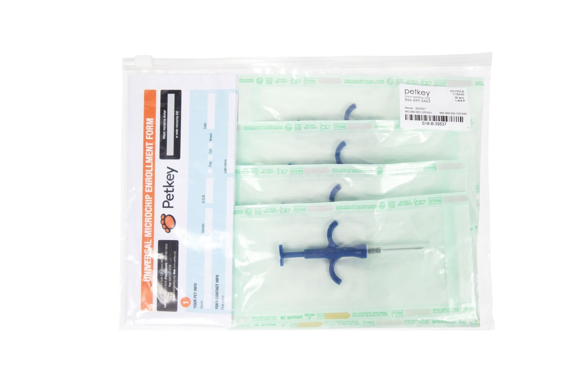 ISO Pet Mini Microchips 12 Count Box