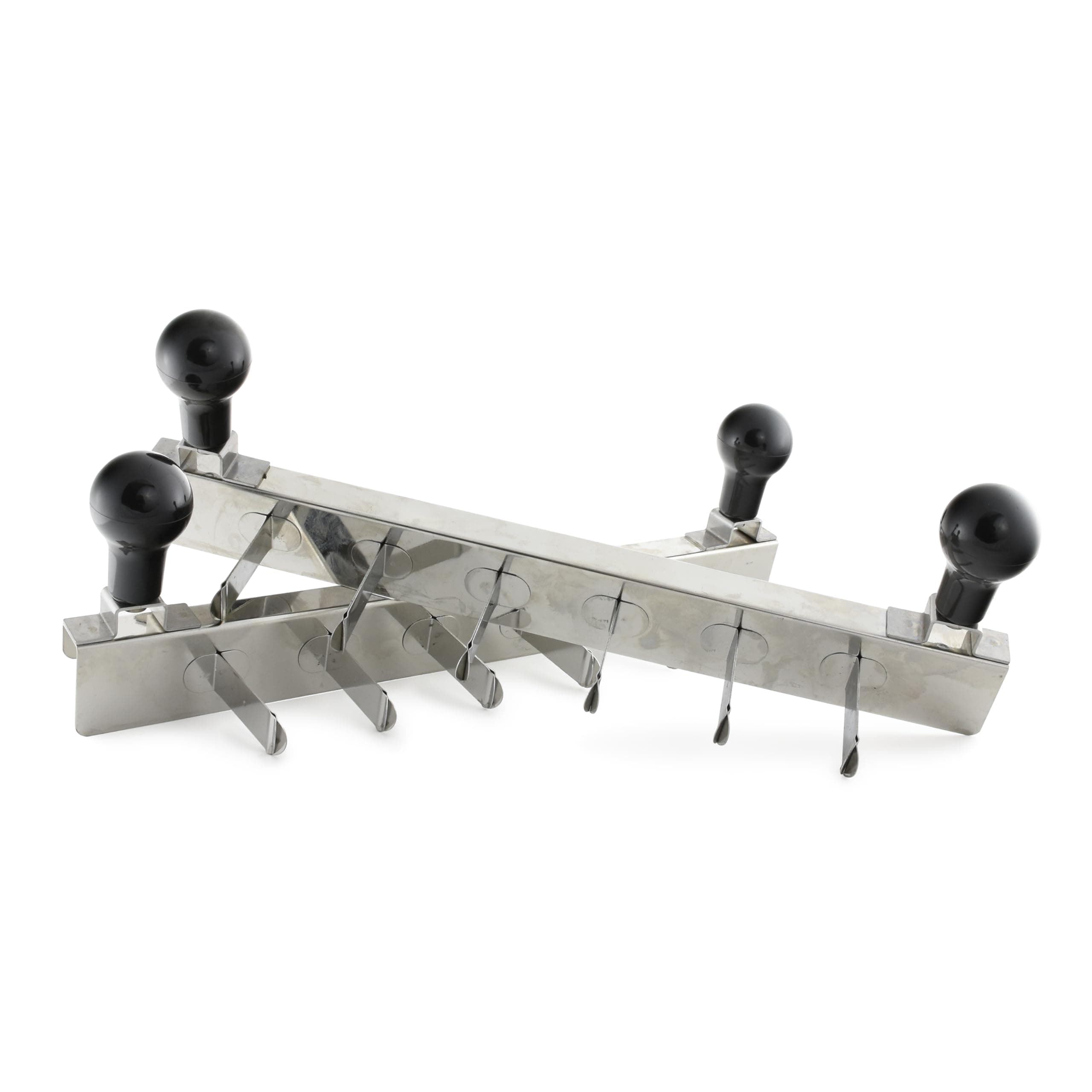 SNAPPY Corn Dog Maker Kit with Handles - Silver, 12 Corn Dogs