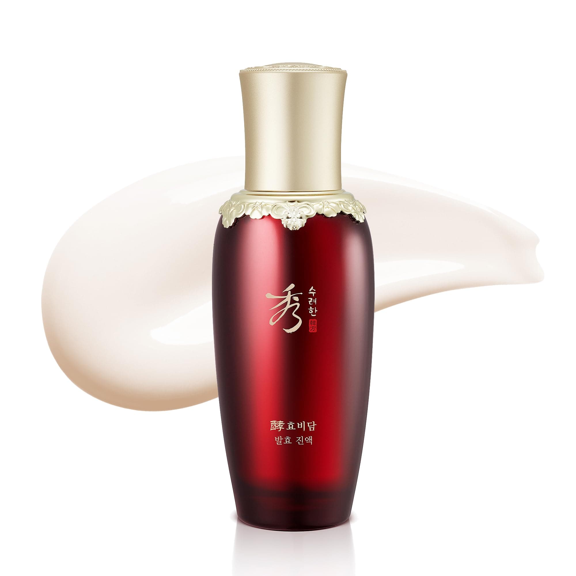 Hyobidam (Fermented Essence, 1.5fl oz) - Korean Skin Care. Rich, Creamy Serum for Reduced Wrinkles & Deep Hydration. Wild Ginseng, Snow Fungus Extract.