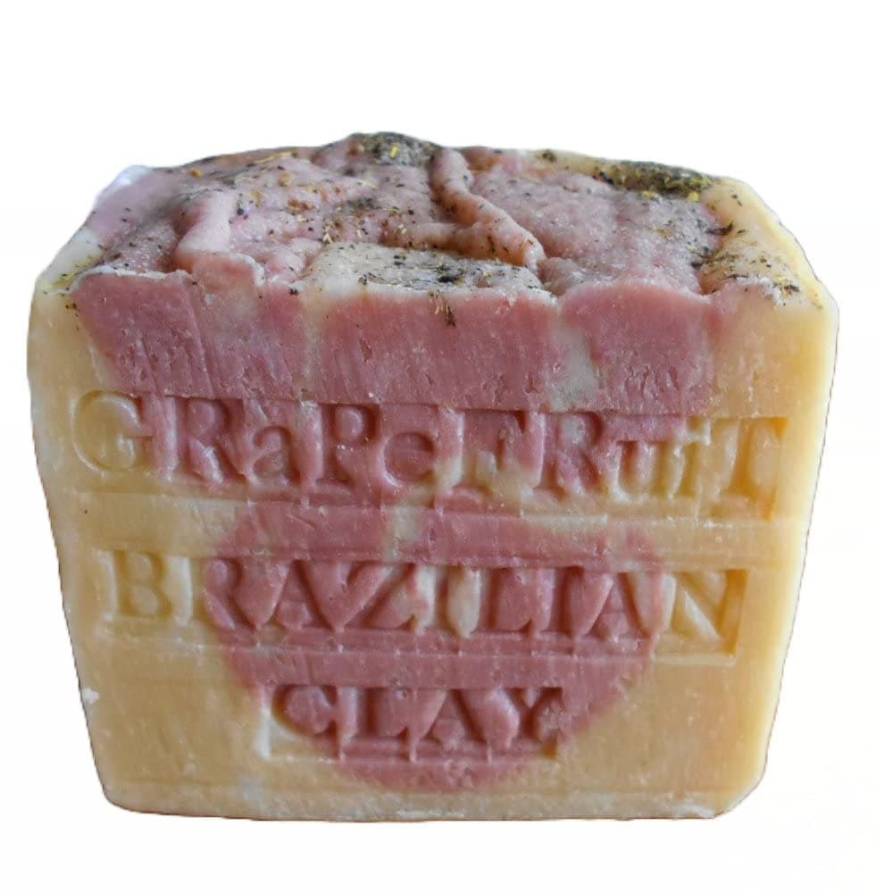 Aged South Africa Grapefruit Artisan Soap with Moroccan and Brazilian Red Clay