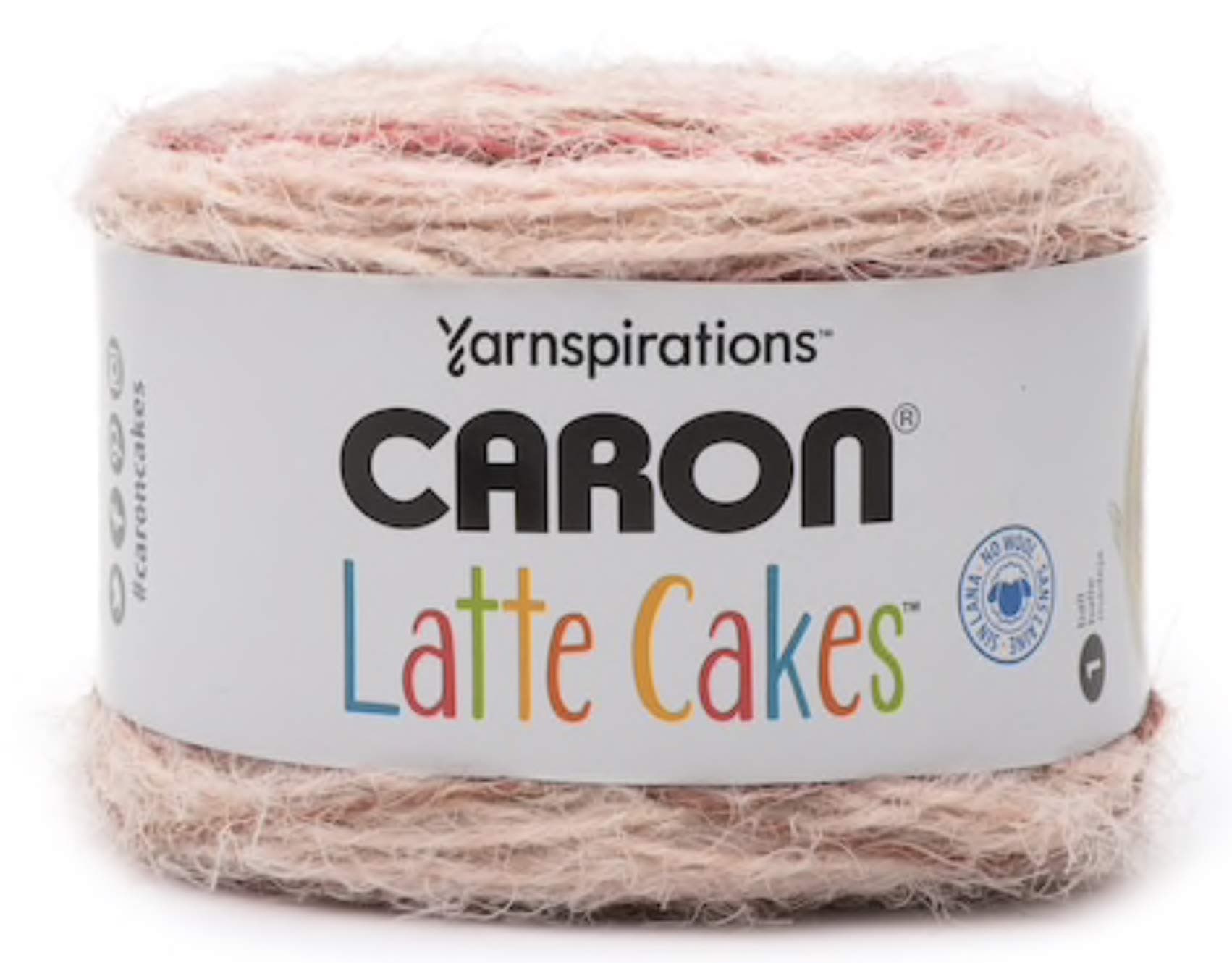 Caron Latte Cakes Self-Striping Yarn, 8.8 oz. / 250g, 530 Yards / 485 Meters (Claret 291222-22027)
