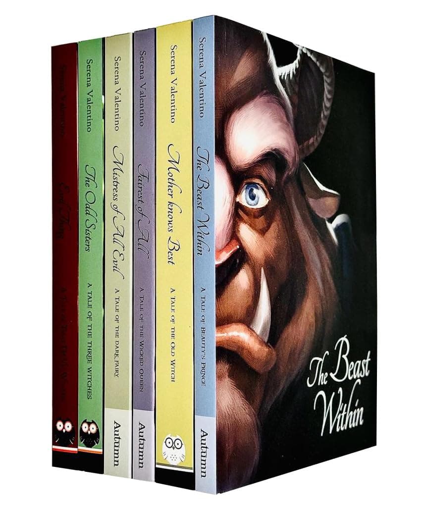 Disney Villain Tales Collection 6 Books Set By Serena Valentino (Fairest of All, Poor Unfortunate Soul, Beast Within, Mistress of All Evil and More) Paperback