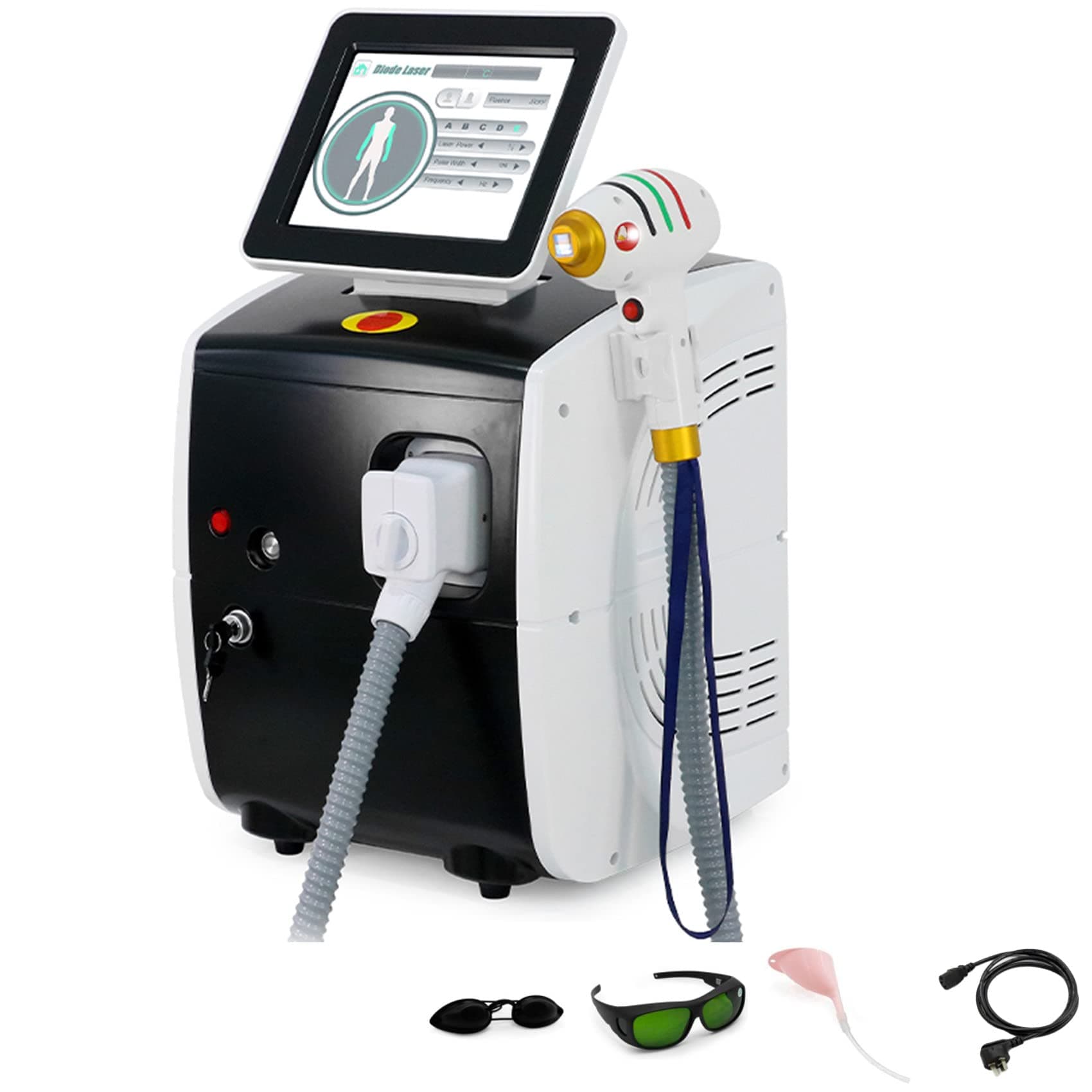 La-Ser Hair Removal for Women, Hair Removal Device with Ice Cooling Ipl Painless Hair Removal Device on Armpits Back Legs Arms Face Bikini Line