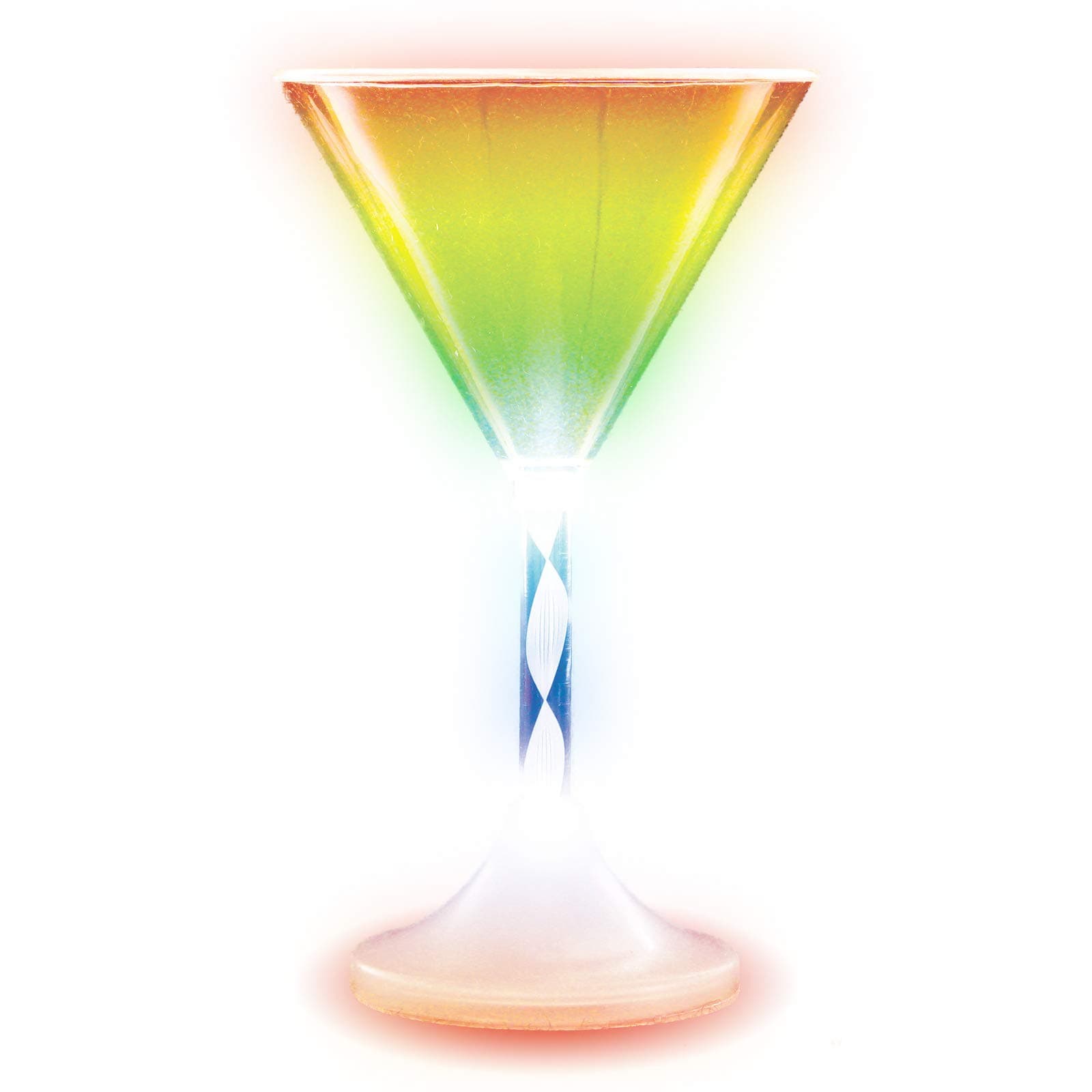 Light Up Flashing Martini Glass (12 Pack)
