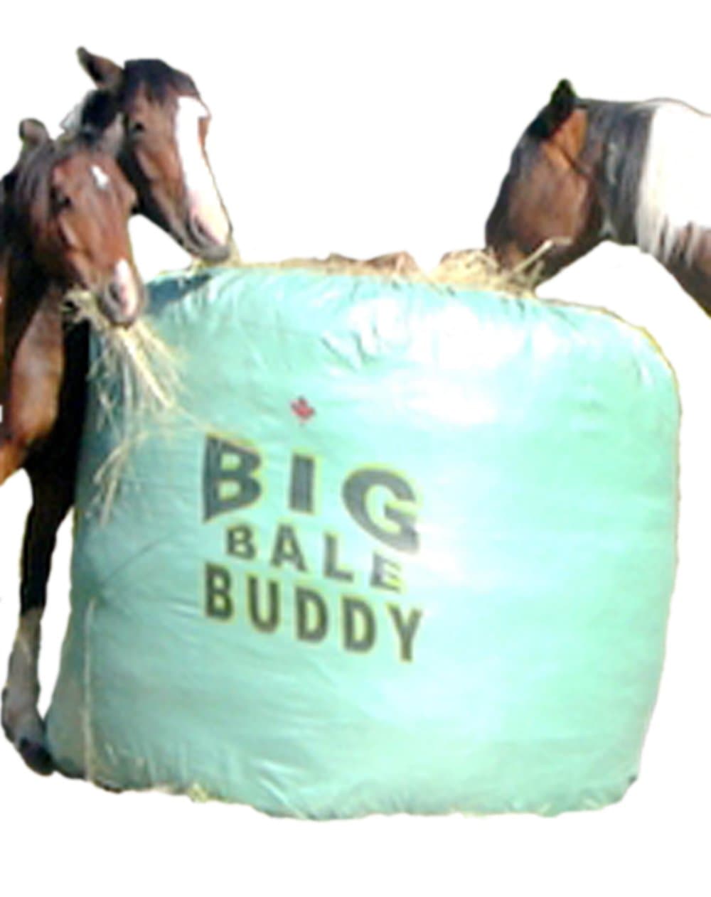 Large - The Ultimate Round Bale Hay Slow Feeder, Prevents Waste, Preserves Hay, Safer for All Livestock & Horses. Durable in All Weather, Lightweight, Easy to Move