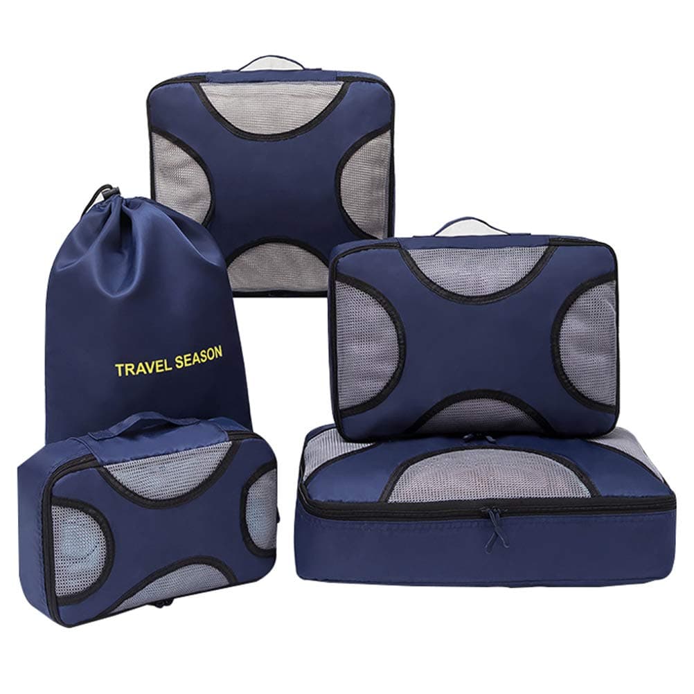 5 Set Packing Travel Organizer Cubes Set Accessories Travel Luggage Packing Organizers