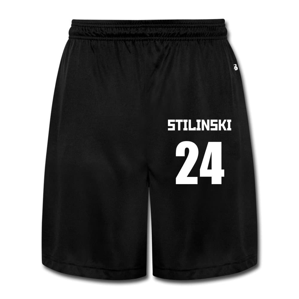 Men's Cute Dylan O'Brien Stiles Stilinski 24 Teen Wolf Short Walkout Pants Black