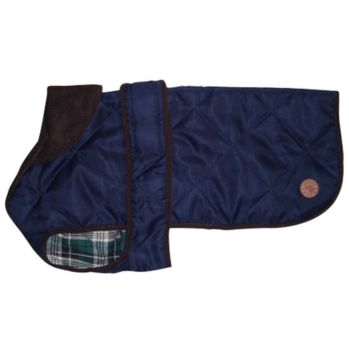Country Pet Quilt/Water Resistant Dog Coat, 35 cm, Blue