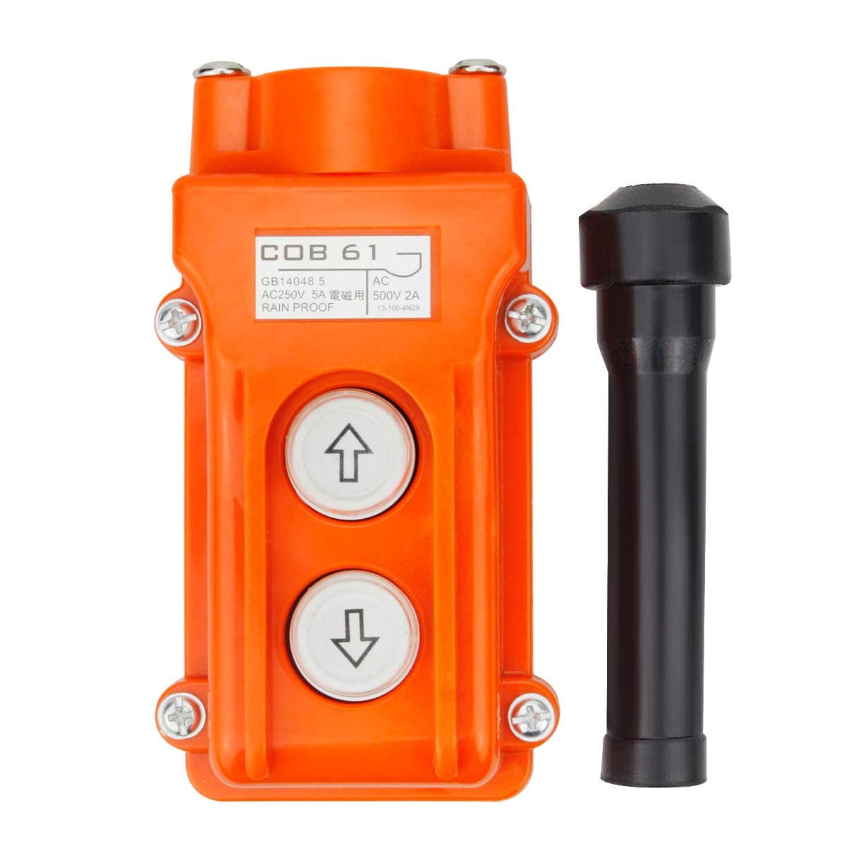 Rainproof COB61 Crane Pendant Control Station UP Down Hoist Push Button Switch