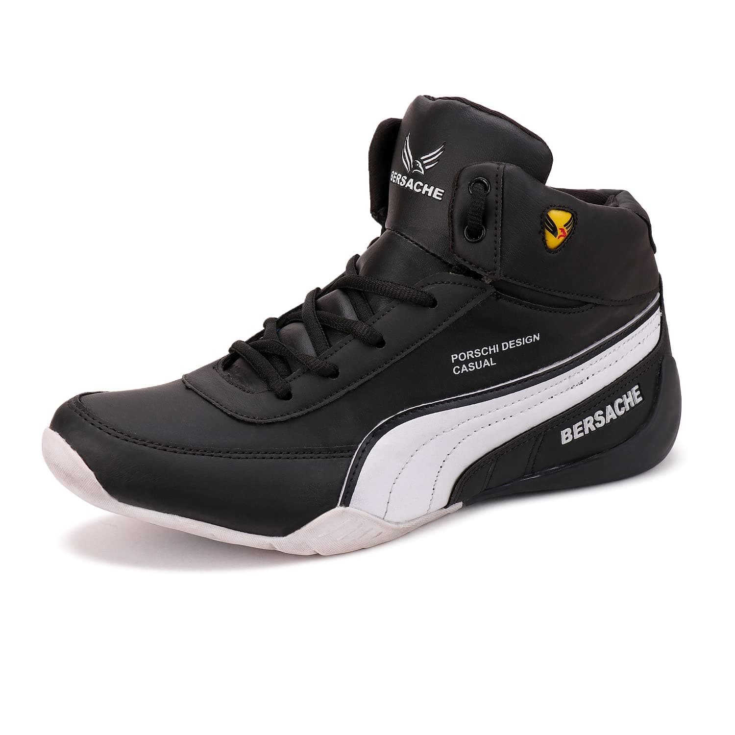 Bersache Sports Shoes for Men |Latest Stylish Sports Shoes for Men |Lace-Up Lightweight Red Shoes for Running, Walking, Gym,Trekking and Hiking Shoes for Men