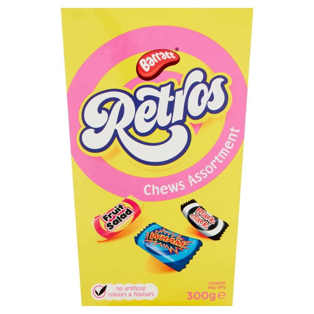 Barratt Retros Chews Assortment, 300g