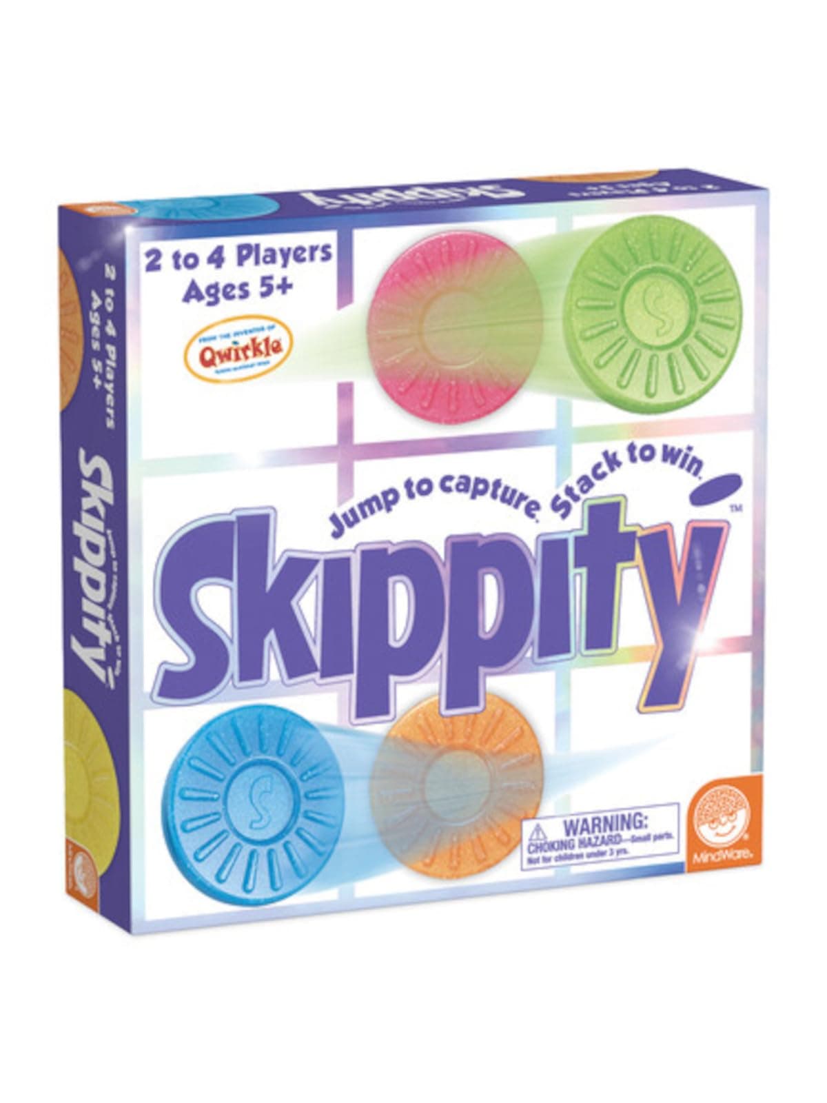 Mindware | Skippity | Family Board Game | Ages 5+ | 2-4 Players | 30+ Minutes Playing Time