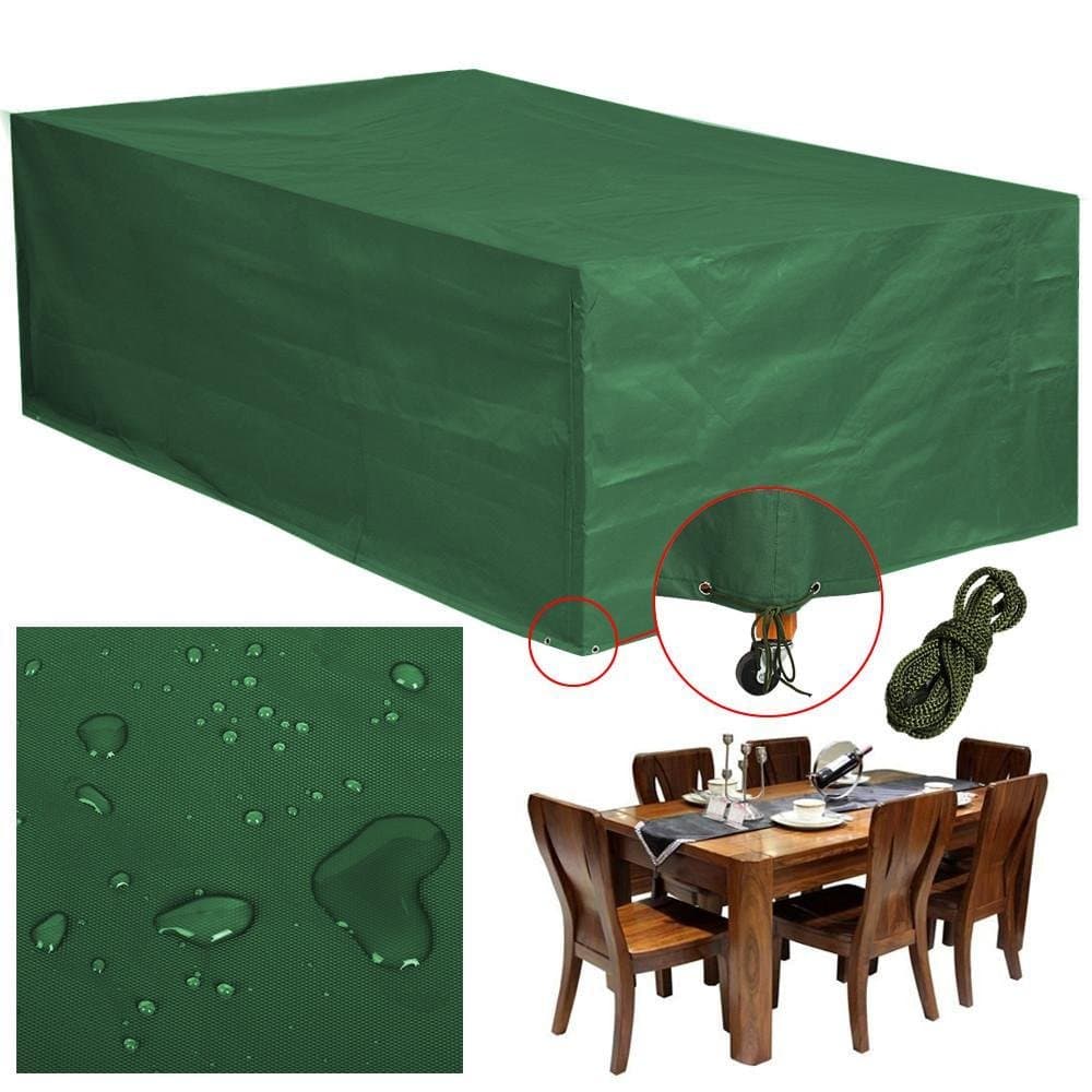 Popamazing Waterproof Protective Garden Furniture Cover for Outdoor Patio Rattan Dining sets, Cube Sets & Sofa Sets - Various Sizes(L)