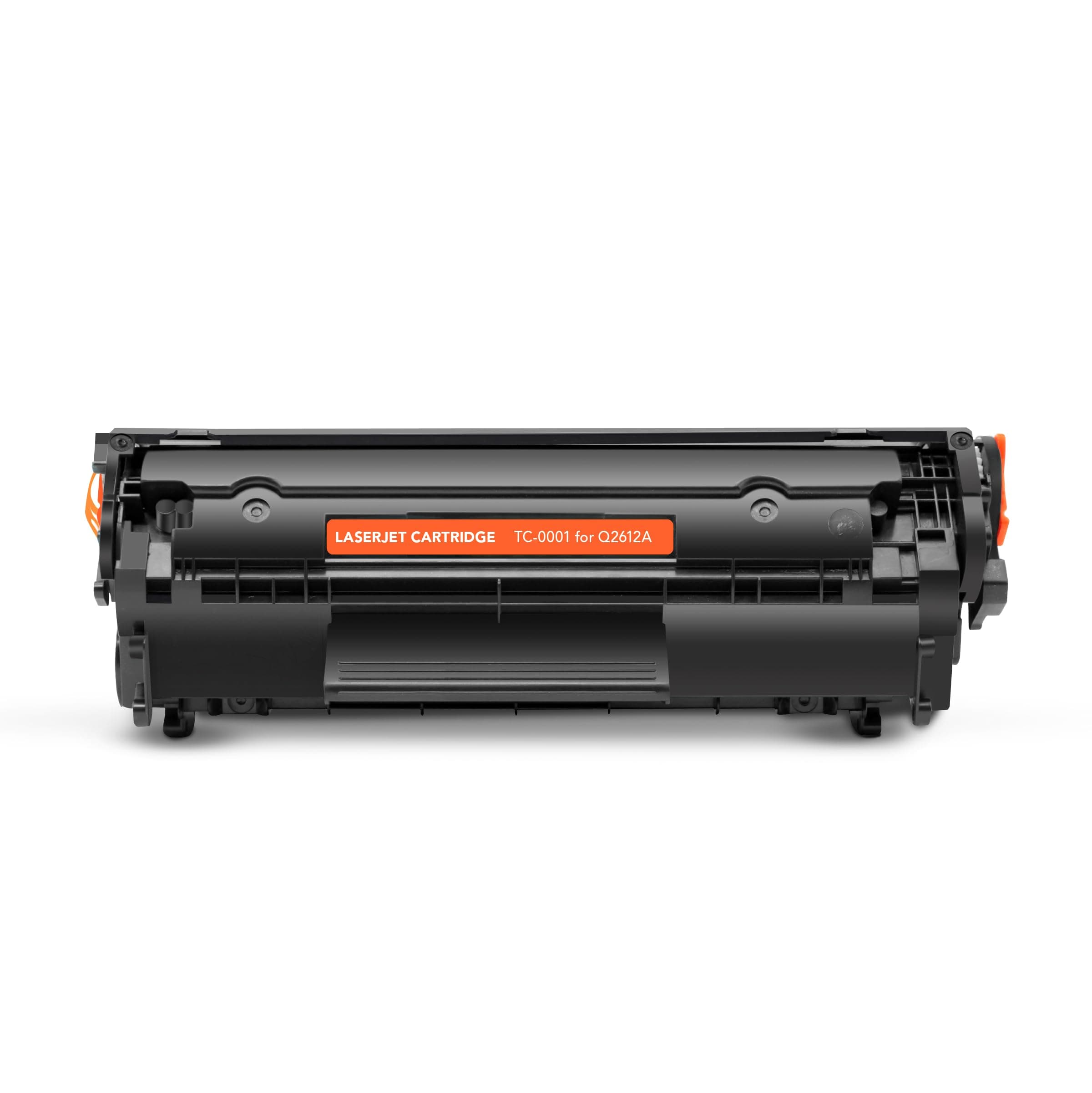 FRONTECH Q2612A LaserJet Toner Cartridge Compatible with HP LaserJet 1010/ 1012/ 1015/ 1018/ 1020/ 1022/ 3020/3030/3050/M1005/M1319F/LBP2900/L100/MF4690/L120/MF4012/MF4018/MF4120/MF4140/MF4150
