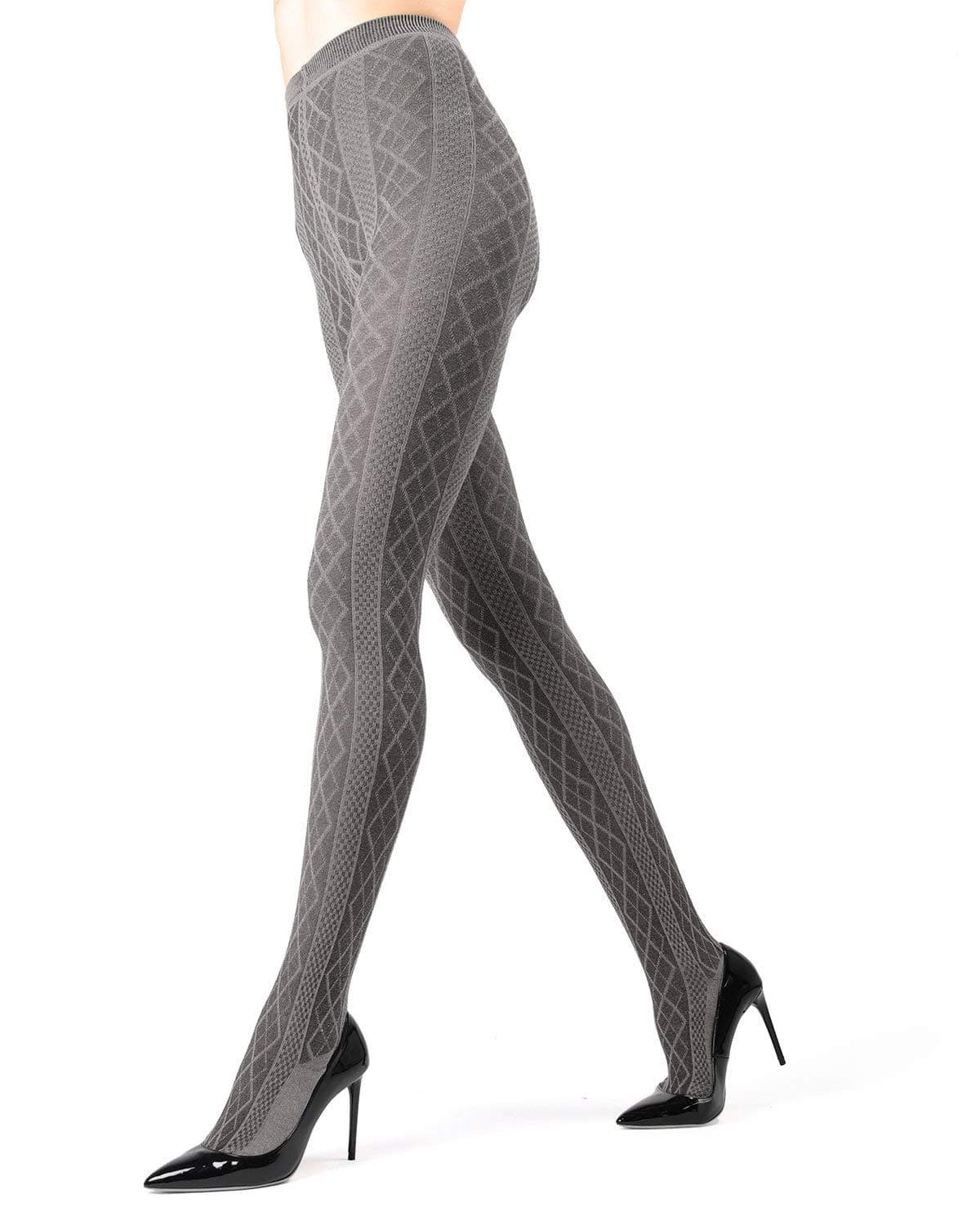 MeMoiJuneau Diamonds Sweater Tights | Women's Hosiery - Pantyhose