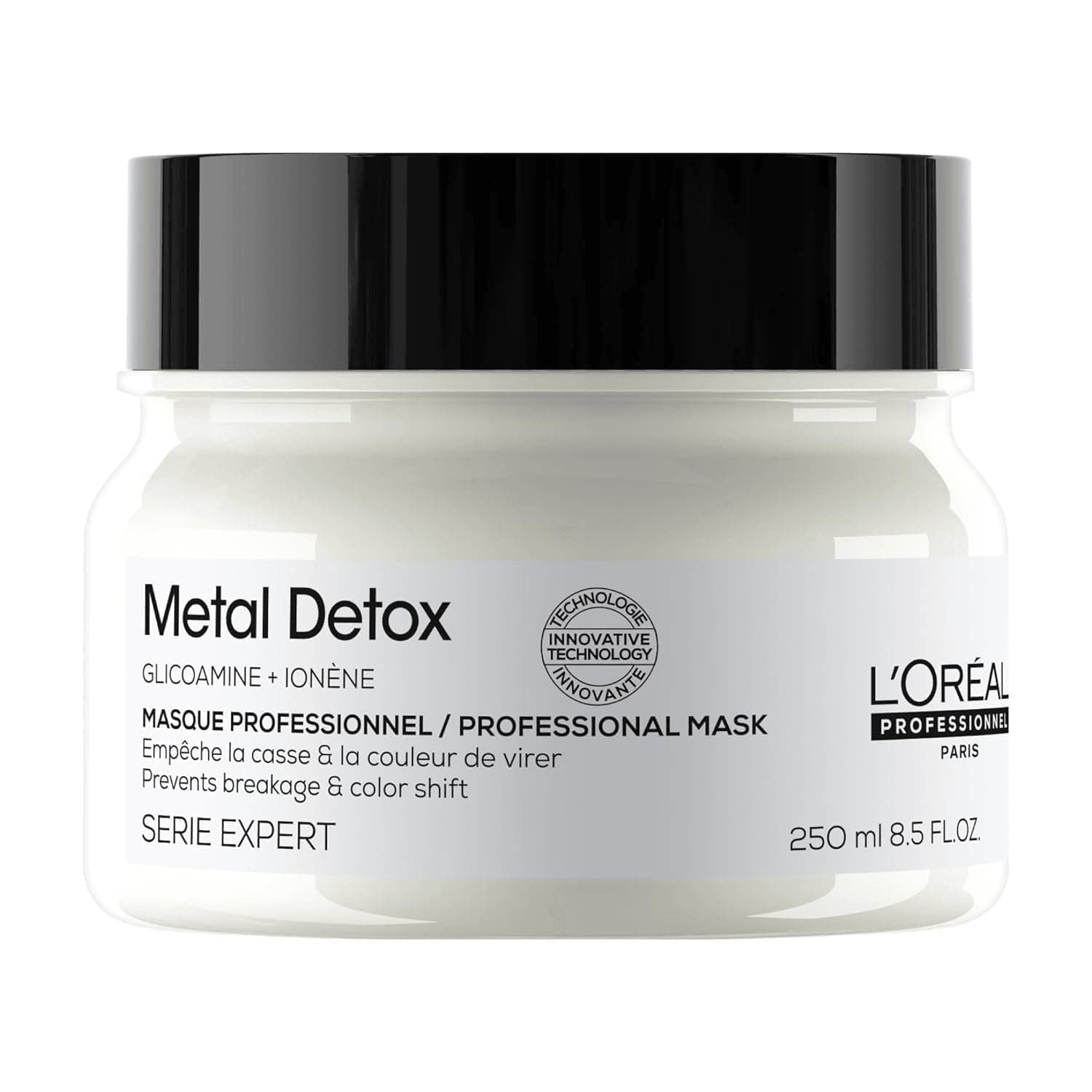 L’Oreal Professionnel Metal Detox Hair Mask - Sulfate-Free Deep Conditioner & Treatment For Dry or Damaged & All Hair Types, Prolongs Hair Color, Prevents Damage & Adds Softness