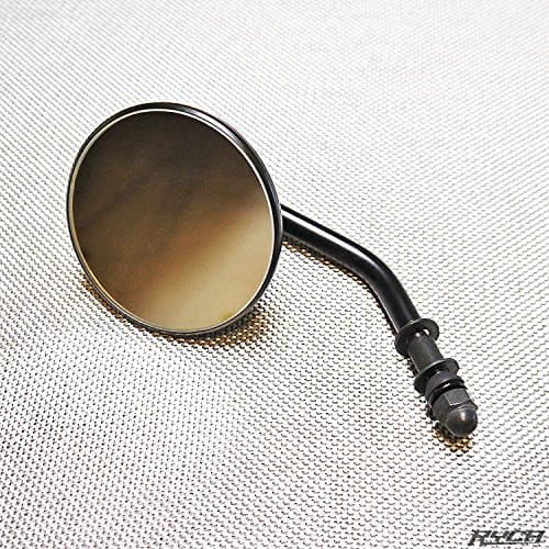 Sportster 3" Round Mirror - Black