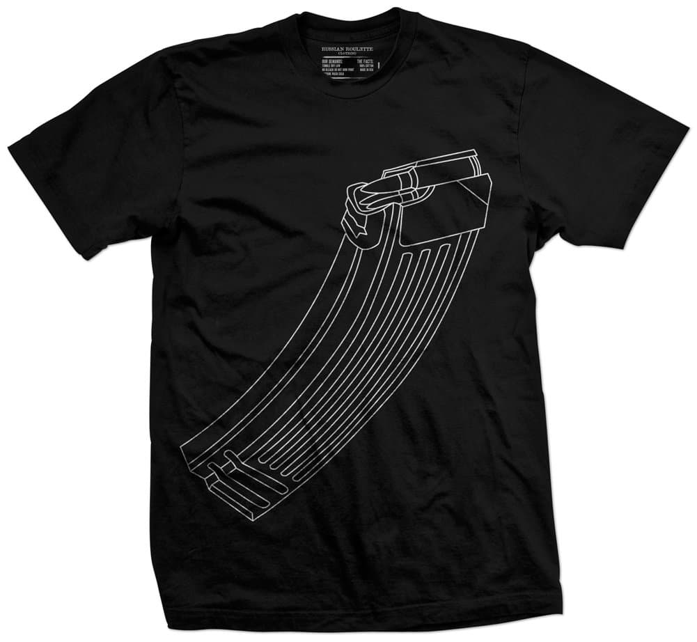 AK Magazine Men's T-Shirt Black XX-Large