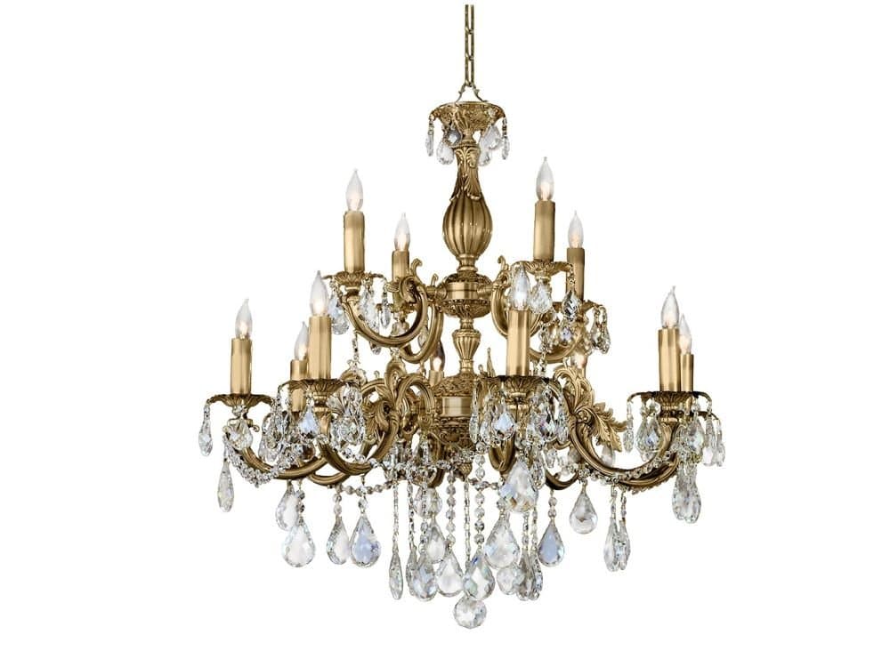 ZEEV 7217-8-4 Santos Chandelier - Antique Brass