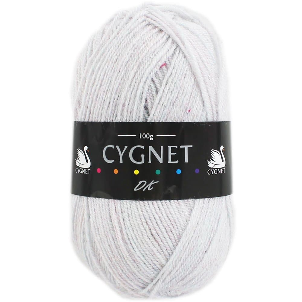 Cygnet Light Grey Double Knitting Yarn - 100g