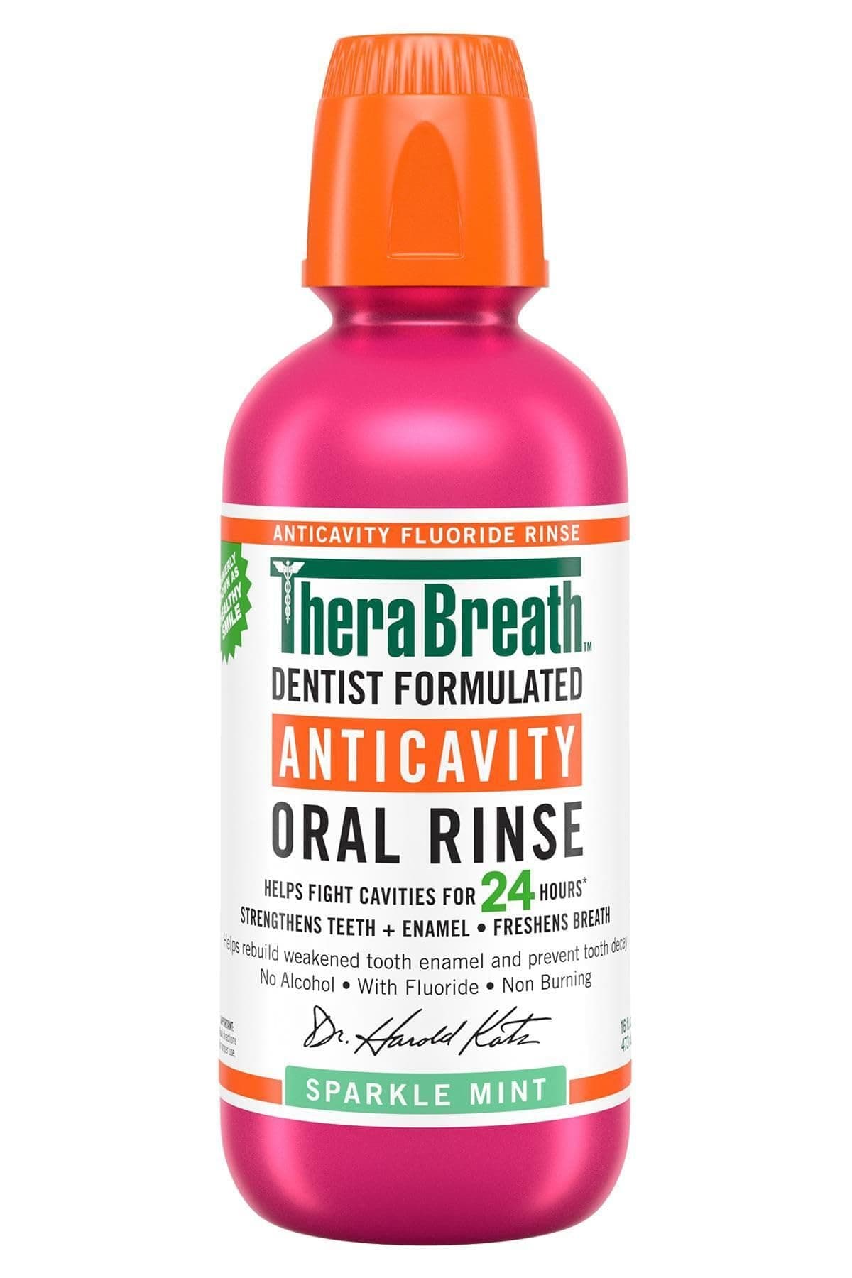 Healthy Smile Rinse, Sparkle Mint, 16 Oz