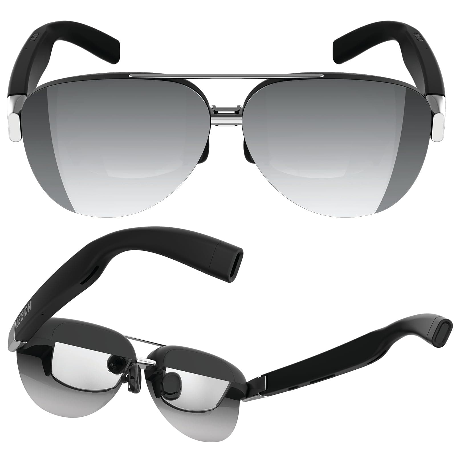 Legion Glasses Gen 2 - Micro-OLED Personal Wearable Monitor for Gaming & Movies, FHD 120Hz Plug-and-Play Display for Lenovo Legion Go & USB-C Devices, High-Fidelity Audio & Privacy