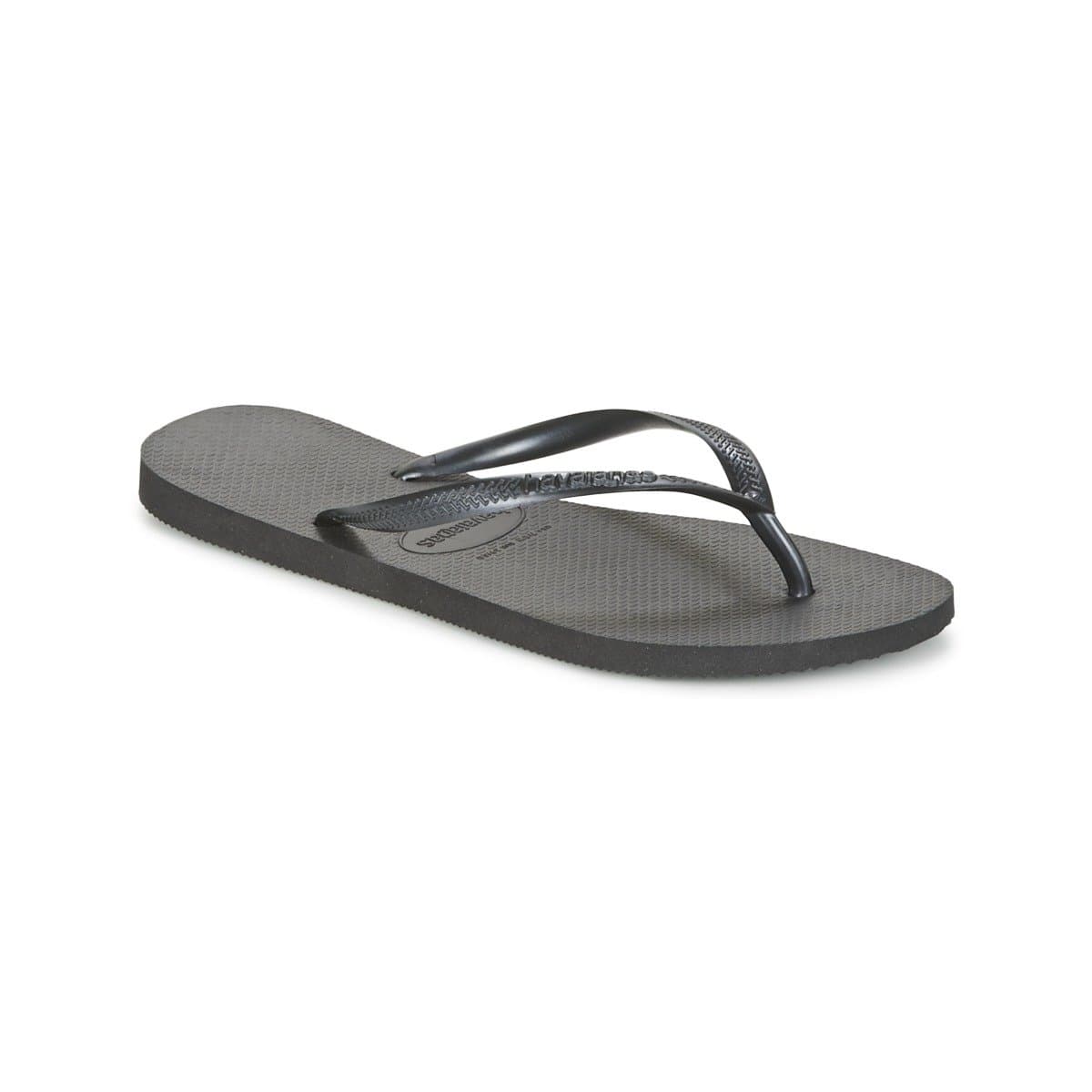Slim, Stylish, Durable and Versatile Flip-Flops, with Textured Sole for Grip and Support, Women Black