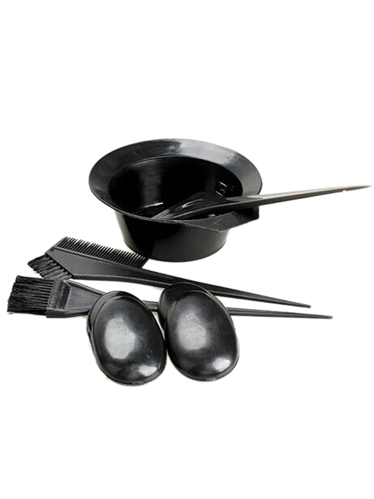 Salon Hair Color 5-Piece Kit Tools Dye Bowl Comb Brushes Tool Kit Set Tint Coloring