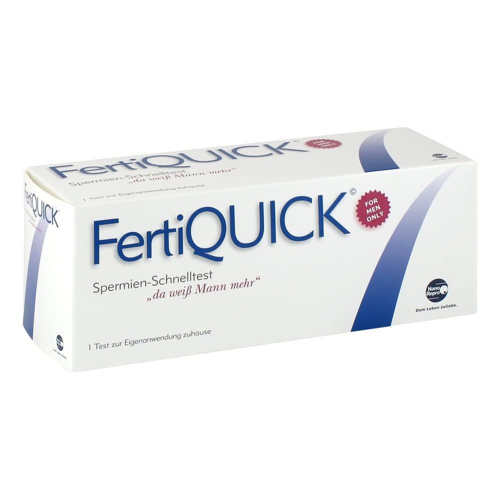 FertiQUICK Male Sperm Concentration in Semen Home Fertility Test Kit | Indicates Normal or Low Sperm Concentration | Private, Convenient And >95% Accurate | Easy To Read Results In 7 Minutes