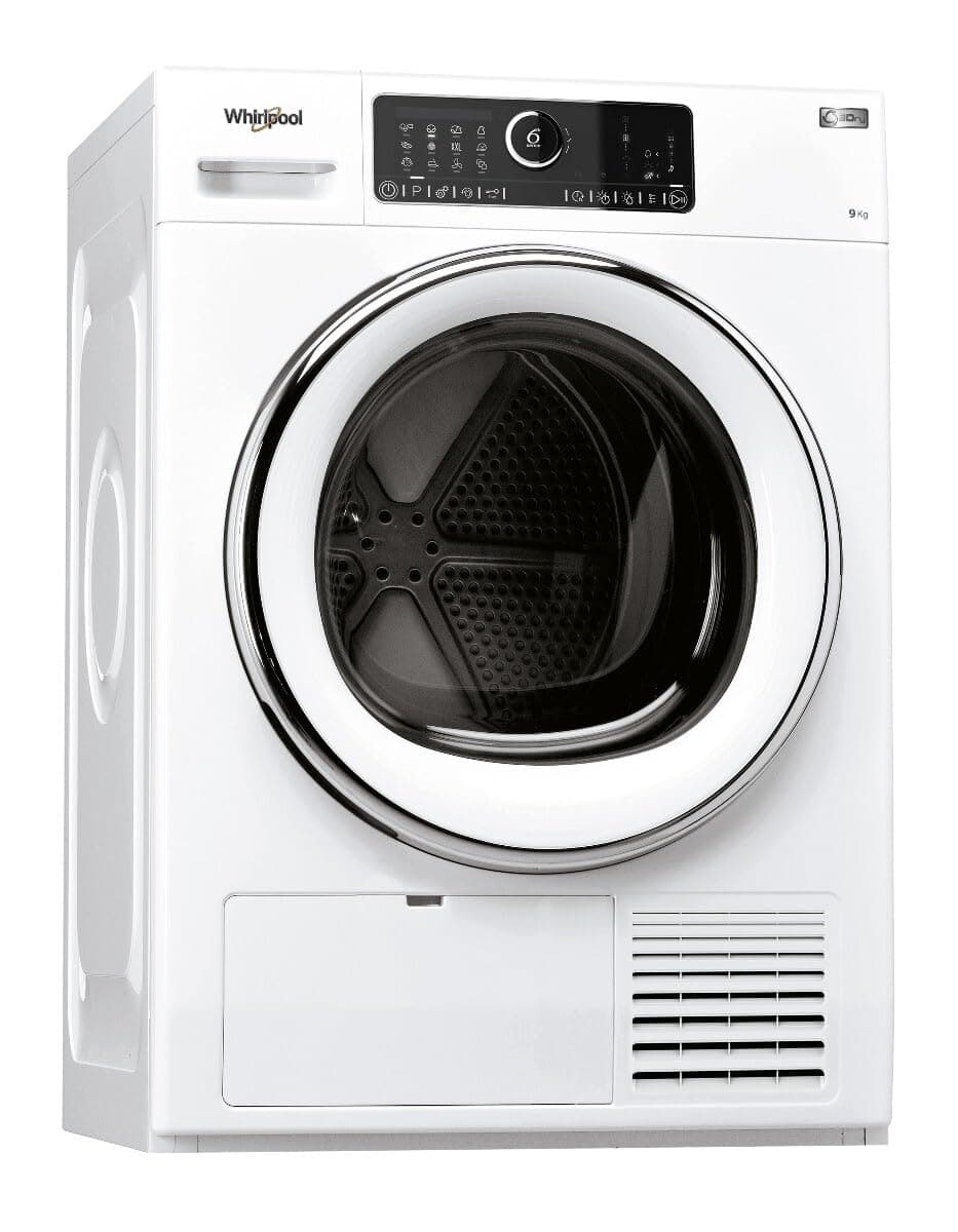 Whirlpool AWZ9HP/PRO Omnia 6th Sense, A++ 9kg Commercial Heat Pump Condenser Dryer - White