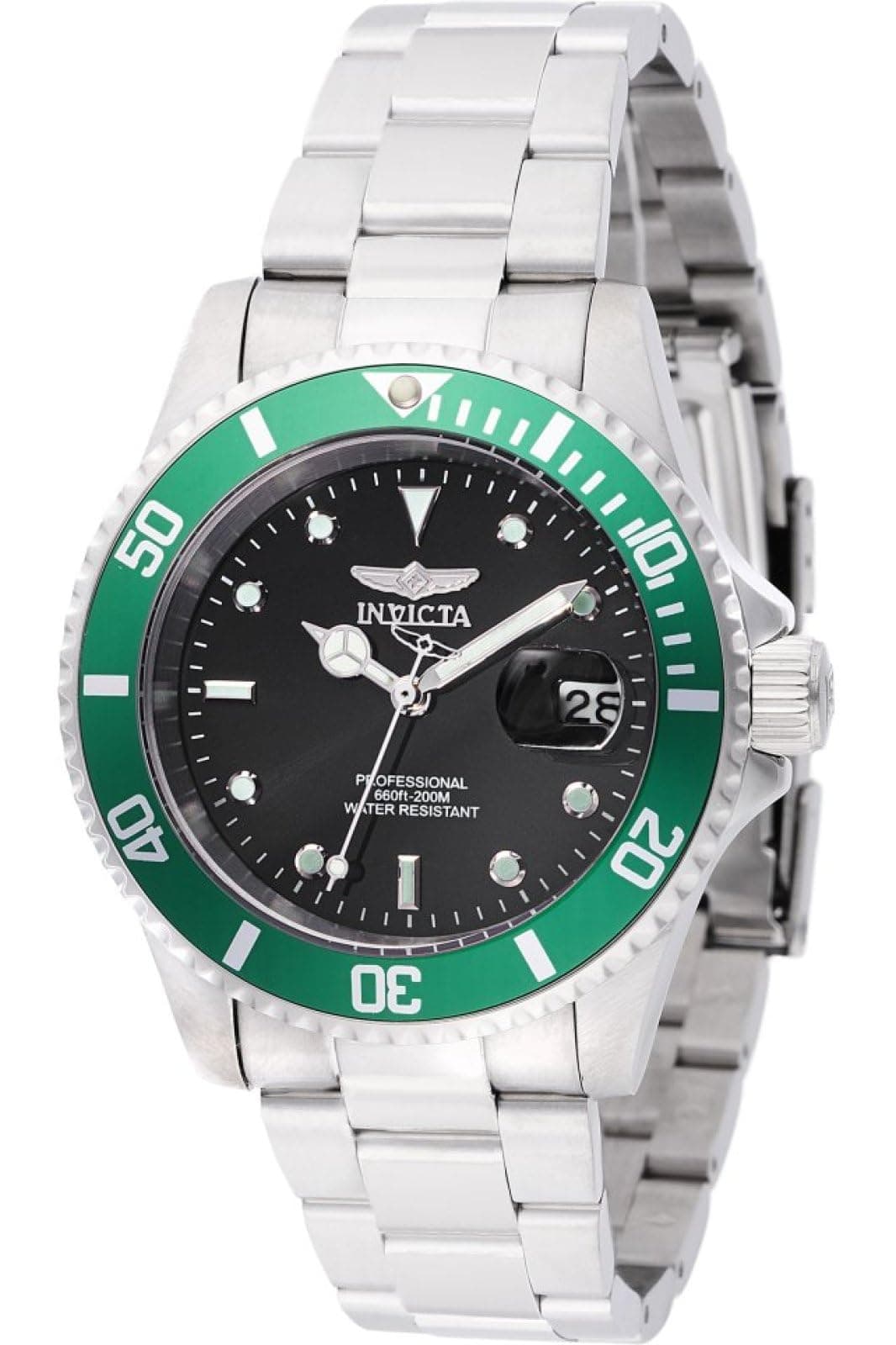 Pro Diver Stainless Steel Men's Quartz Watch - 40mm