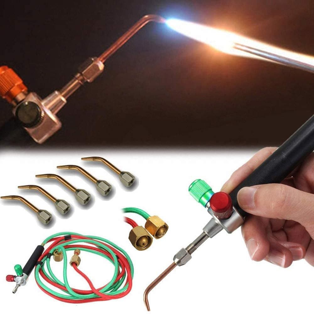 Mini Gas Torch - Jewelry Repair & Construction - 5 Interchangeable Tips - Up to 1700C