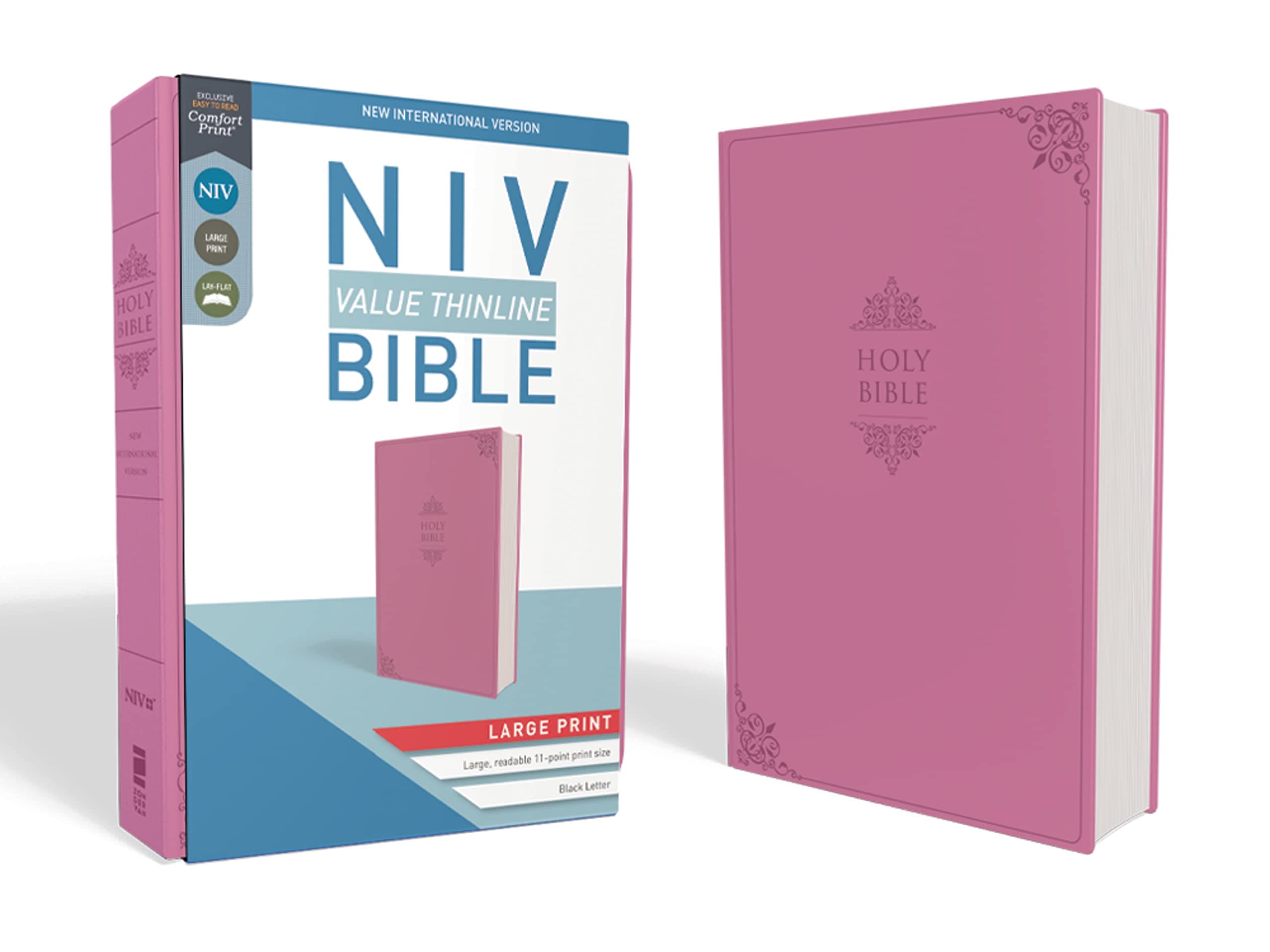 Holy Bible: New International Version, Pink, Leathersoft, Value Thinline