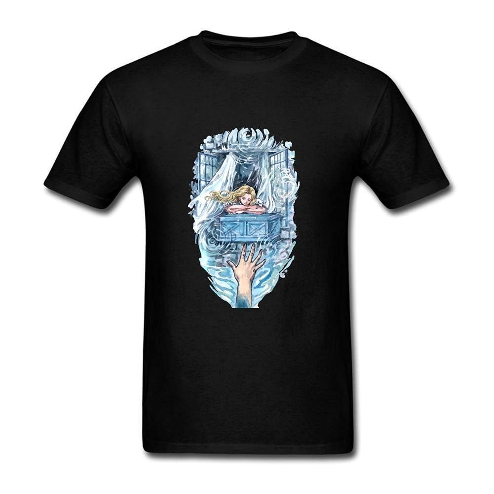 Tommery Men's When Marnie was There Short Cotton T Shirt