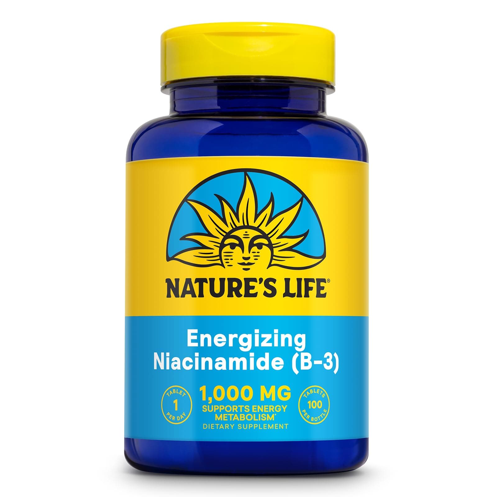 Nature's Life Niacinamide Tablets (1000mg) - 100 Count