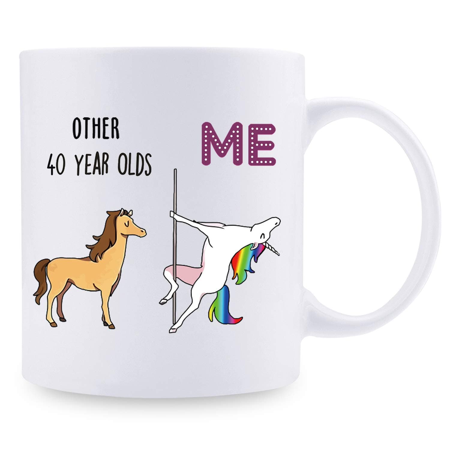 40th Birthday Gifts for Women - 1984 Birthday Gifts for Women, 40 Years Old Birthday Gifts Coffee Mug for Mom, Wife, Friend, Sister, Her, Colleague, Coworker - 11oz