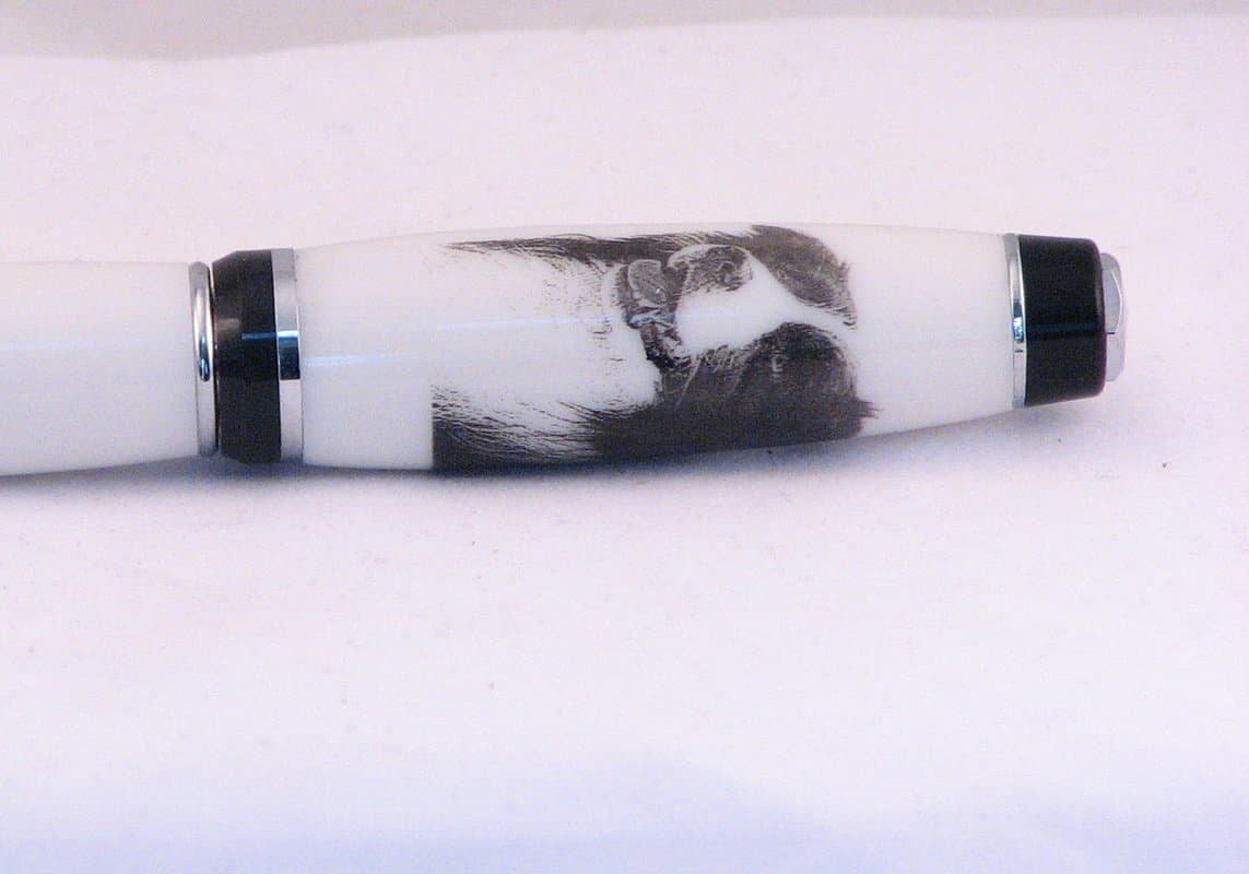 Border Collie Hand Made Pen