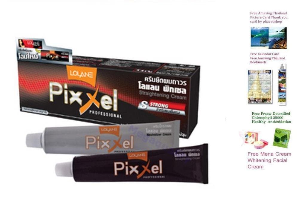 Lolane Pixxel Professional Hair Straightening Cream # Strong Made in Thailand